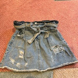 Zara girls denim miniskirt (8)